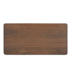Indiana Scalloped Edge Solid Wood Coffee Table – Modern