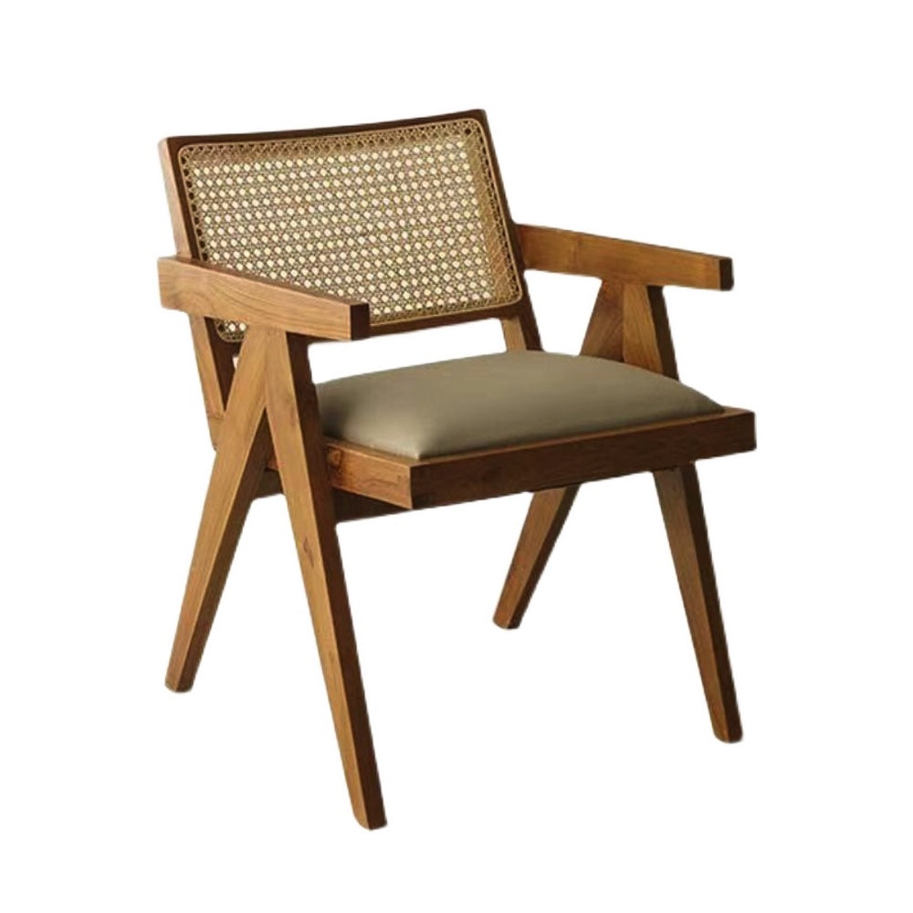 Replica Chandigarh Solid Wood Lounge Chair Set Of 2