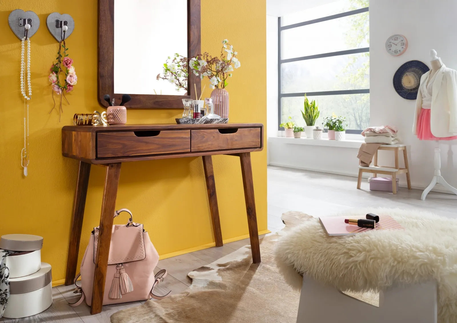 Bangalore Console Table Side View | Mamta Handicraft