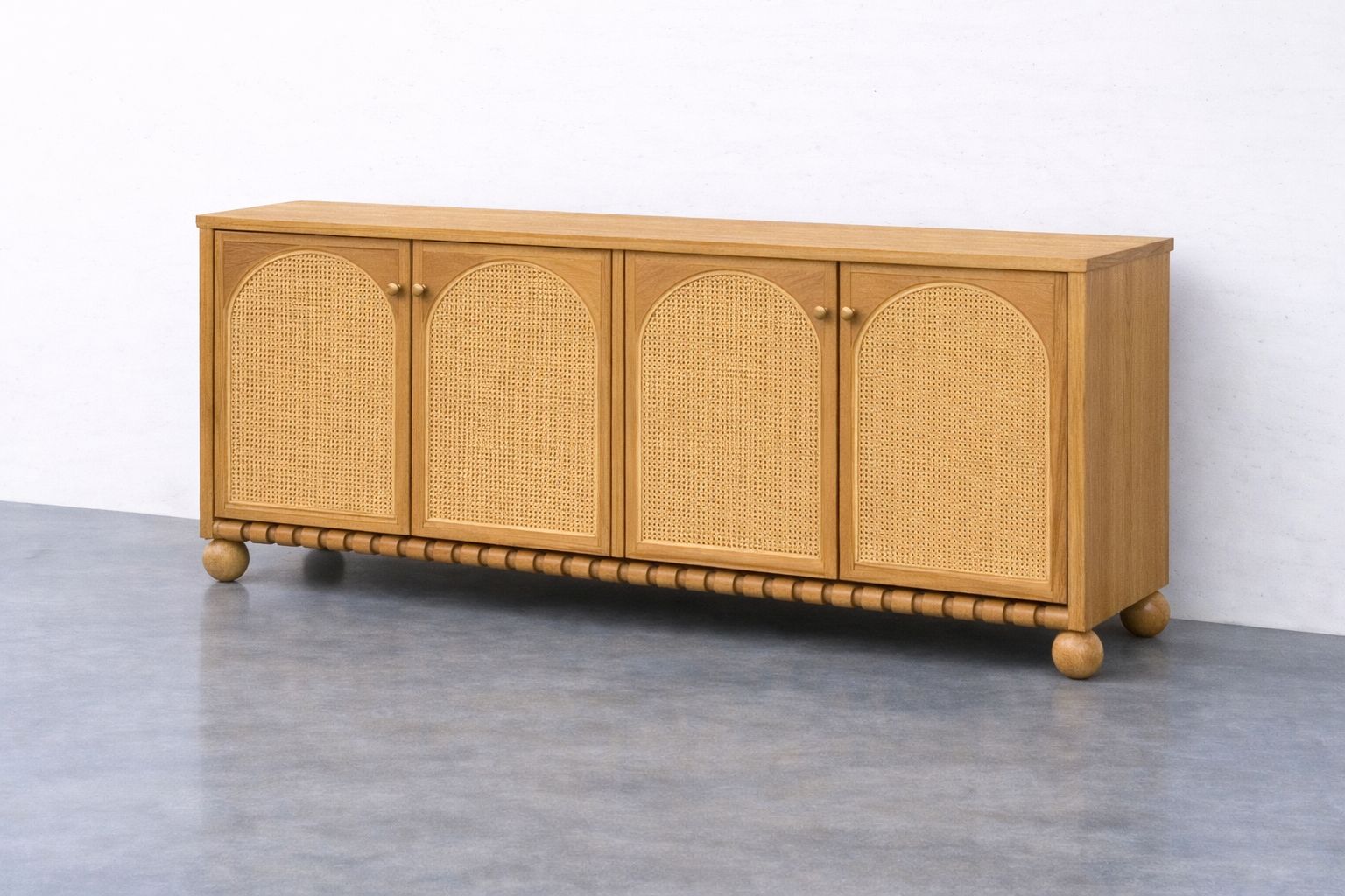 Valencia Rattan Sideboard 4 Doors