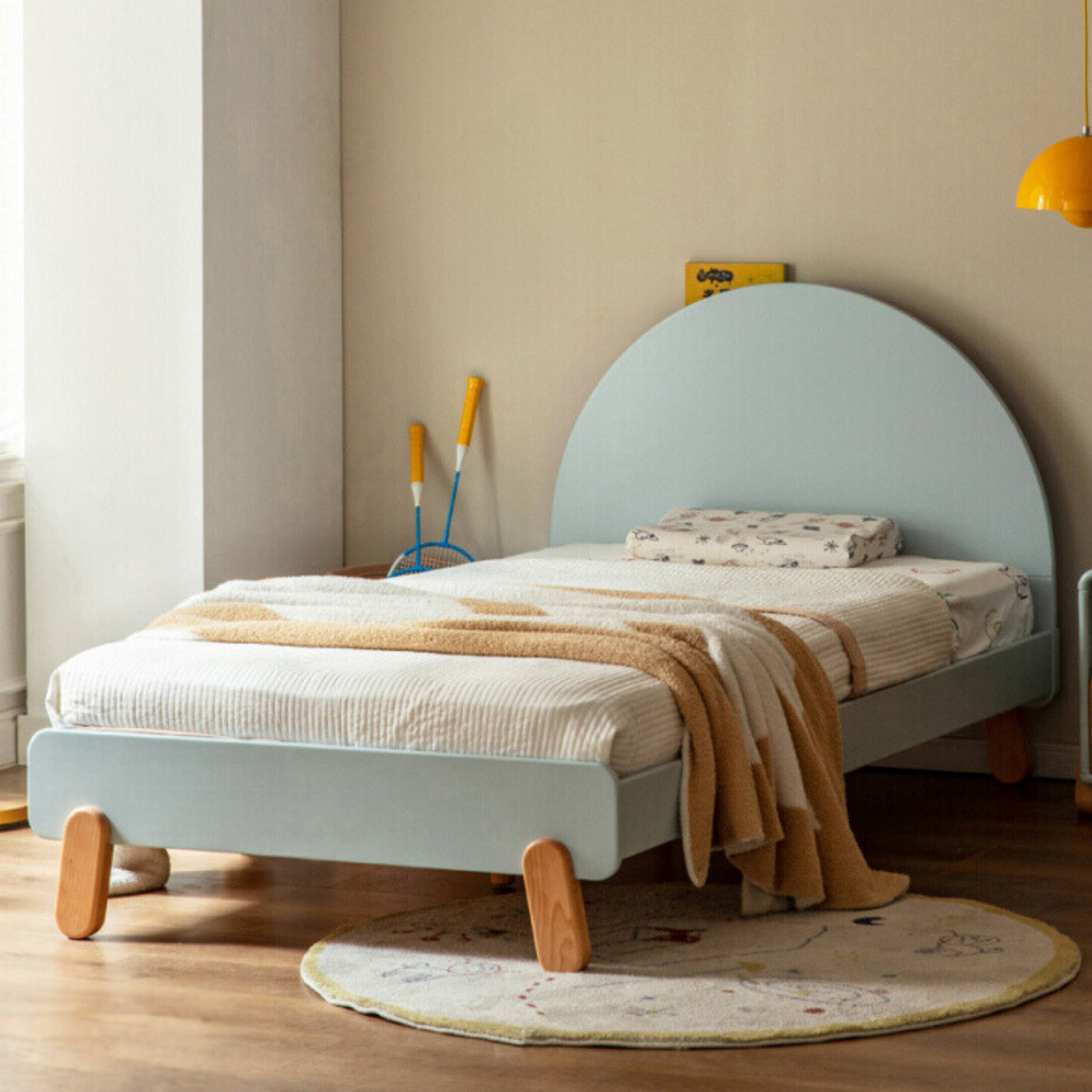Beech solid wood Bed