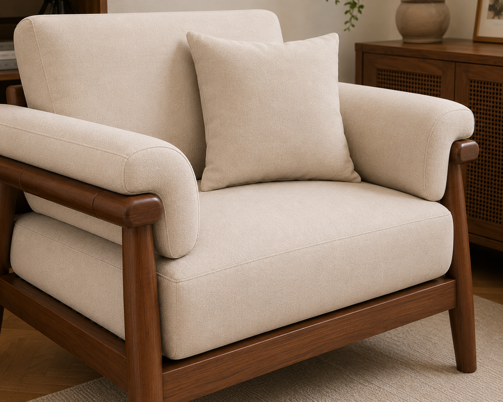 Mamta Milano Luxury Italian 3+1+1 Sofa Set Lifestyle | Mamta Handicraft