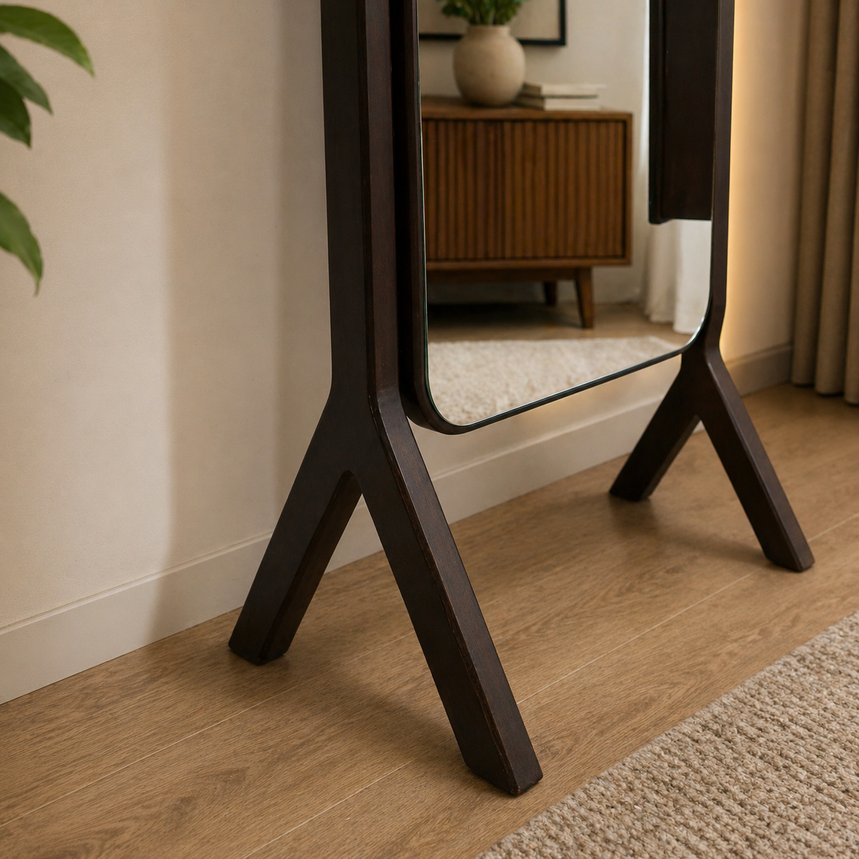 Elegant Wooden Dressing Table with Mirror Bedroom Lifestyle | Mamta Handicraft