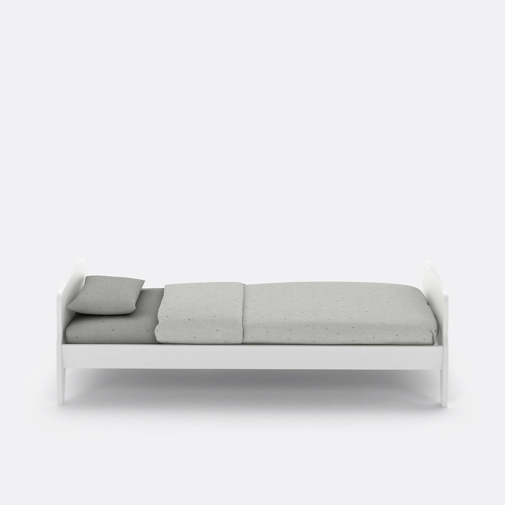 Retro vintage style bed, 1 person, Adil