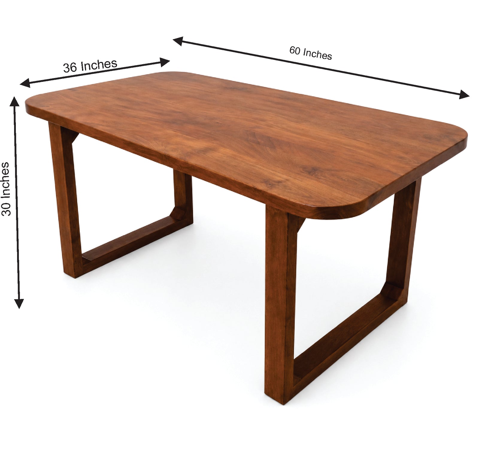 WillowCraft Solid Wood 4 seater Dining Table set