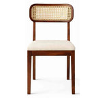 Premium Sheesham Wood 6 Seater Dining Set with Natural Cane Back Chairs