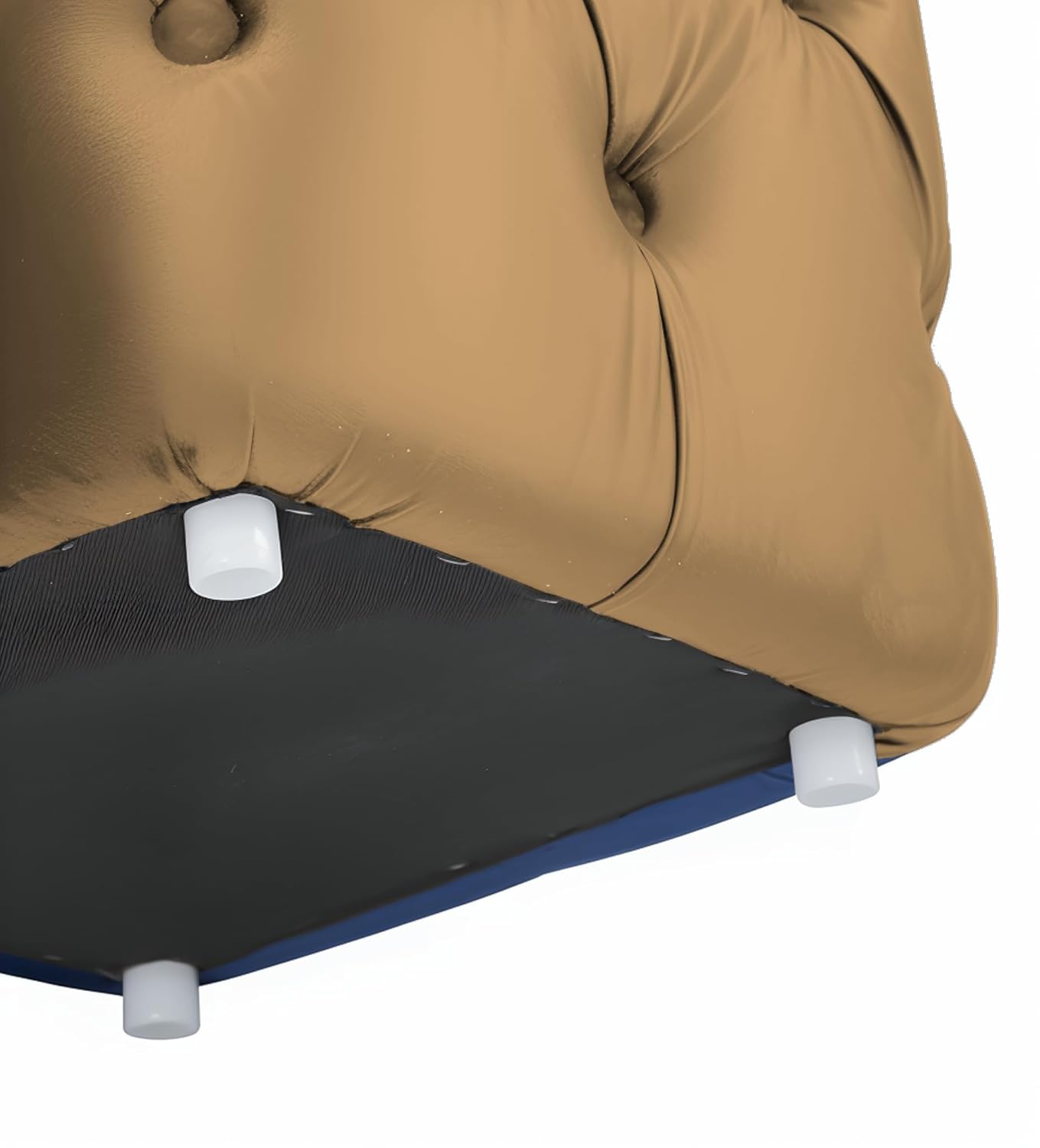 Luxurious Tufted Cube Ottoman