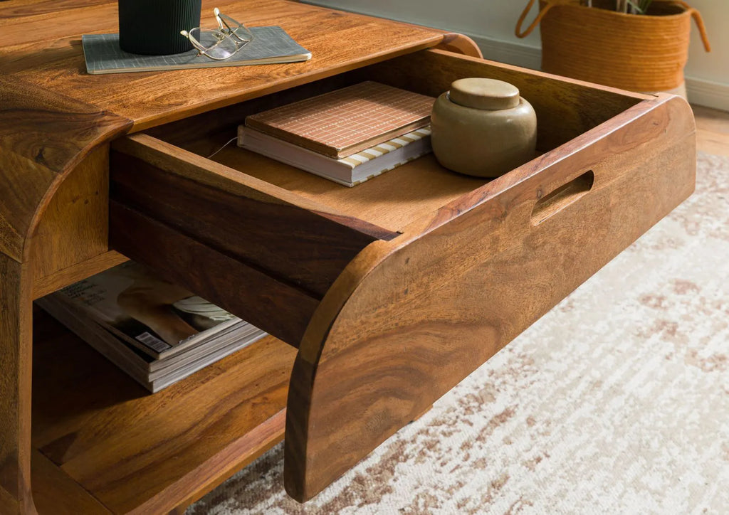 Marwar Small Coffee Table Open Shelf | Mamta Handicraft