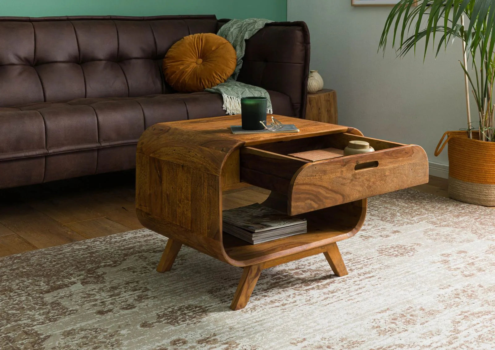 Marwar Small Coffee Table Side View | Mamta Handicraft