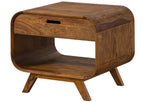 Marwar Solid Sheesham Wood Small coffee Table with Open Storage