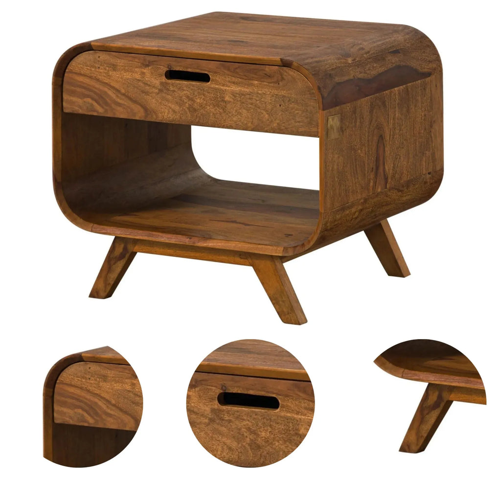 Marwar Small Coffee Table Angle View | Mamta Handicraft