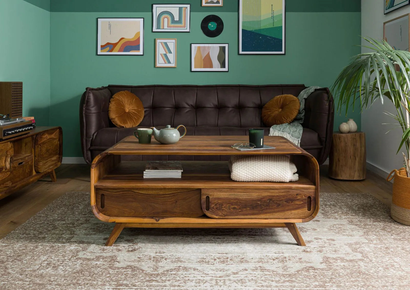 Marwar Large Coffee Table Front View | Mamta Handicraft