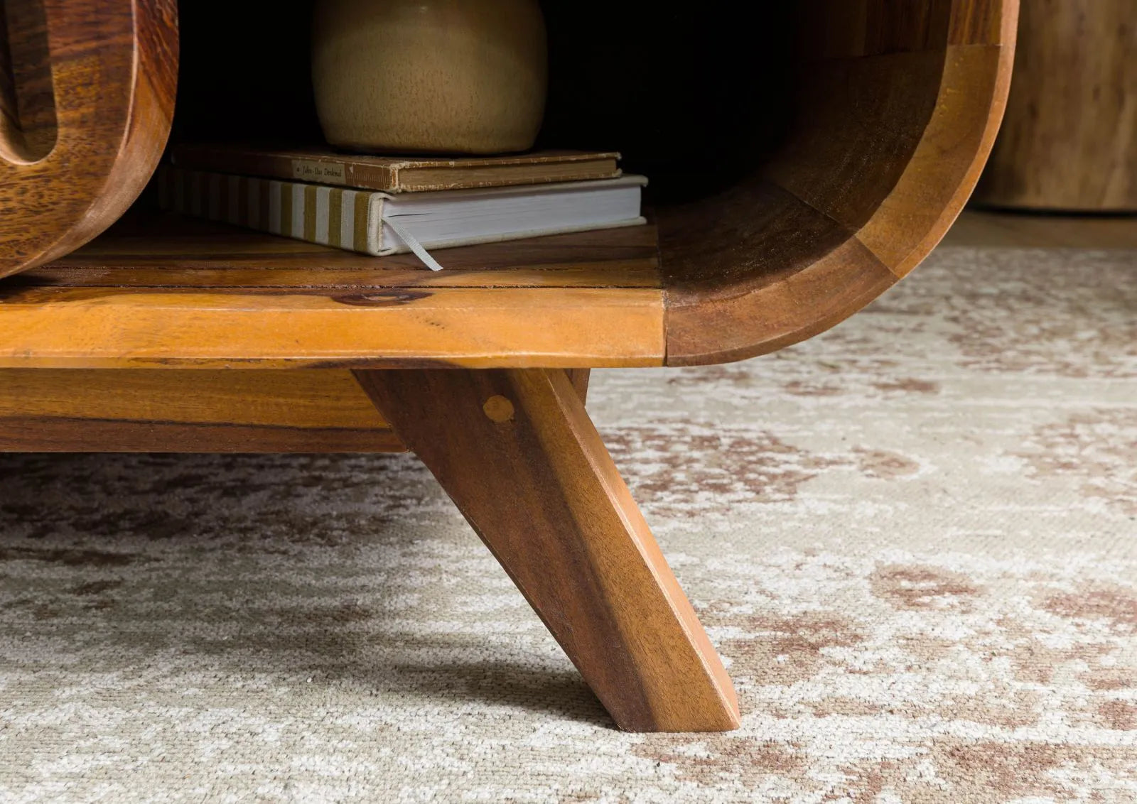 Marwar Large Coffee Table Carving Detail | Mamta Handicraft
