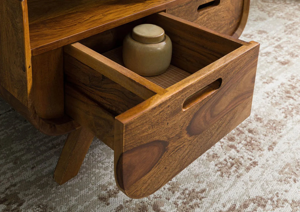 Marwar Coffee Table Storage Door Detail | Mamta Handicraft