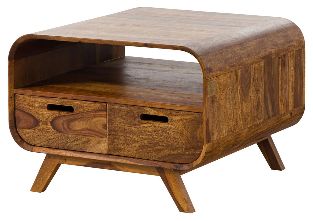 Marwar Solid Wood Coffee Table with Storage Lifestyle | Mamta Handicraft