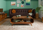 Marwar Solid Sheesham Wood Coffee Table with Open Storage | Mamta Handicraft