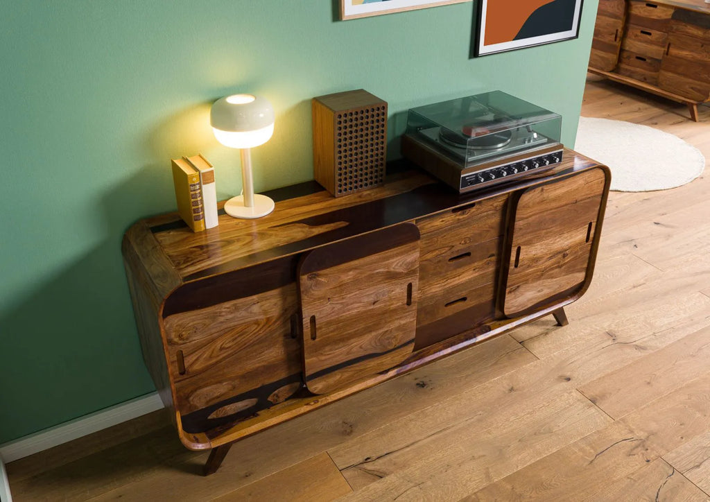 Mid-Century Sideboard Side View | Mamta Handicraft
