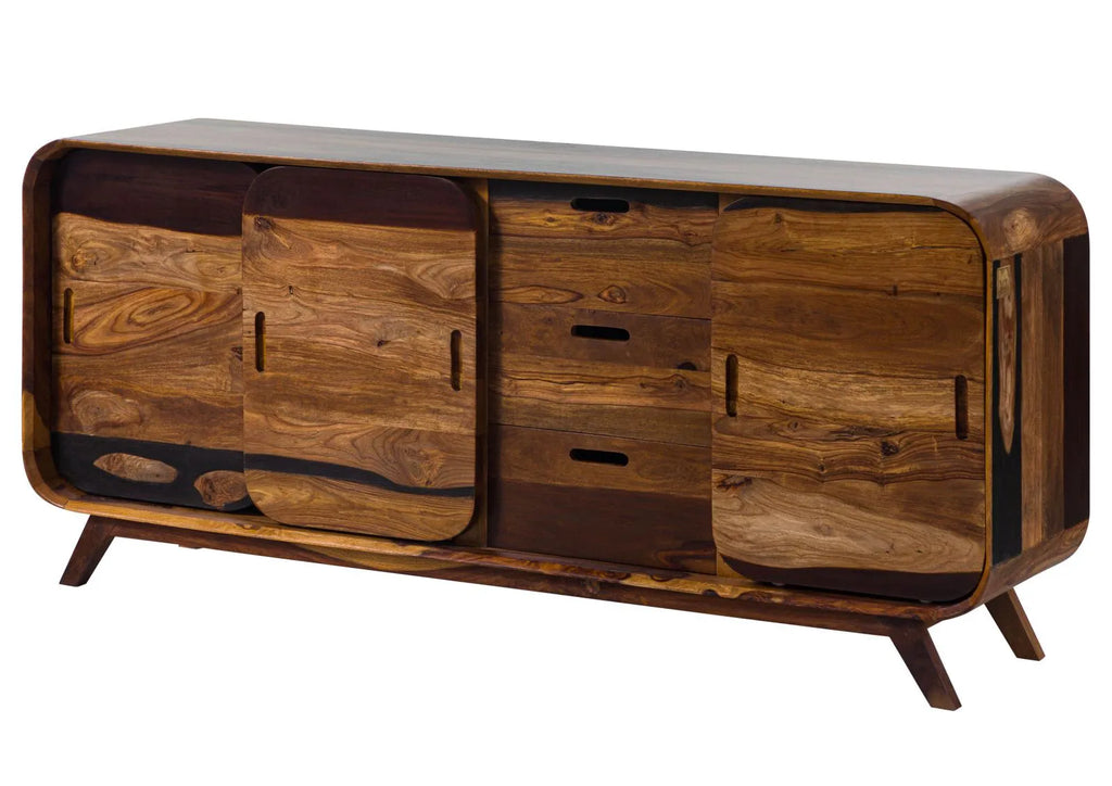 Mid-Century Sheesham Sideboard Lifestyle | Mamta Handicraft