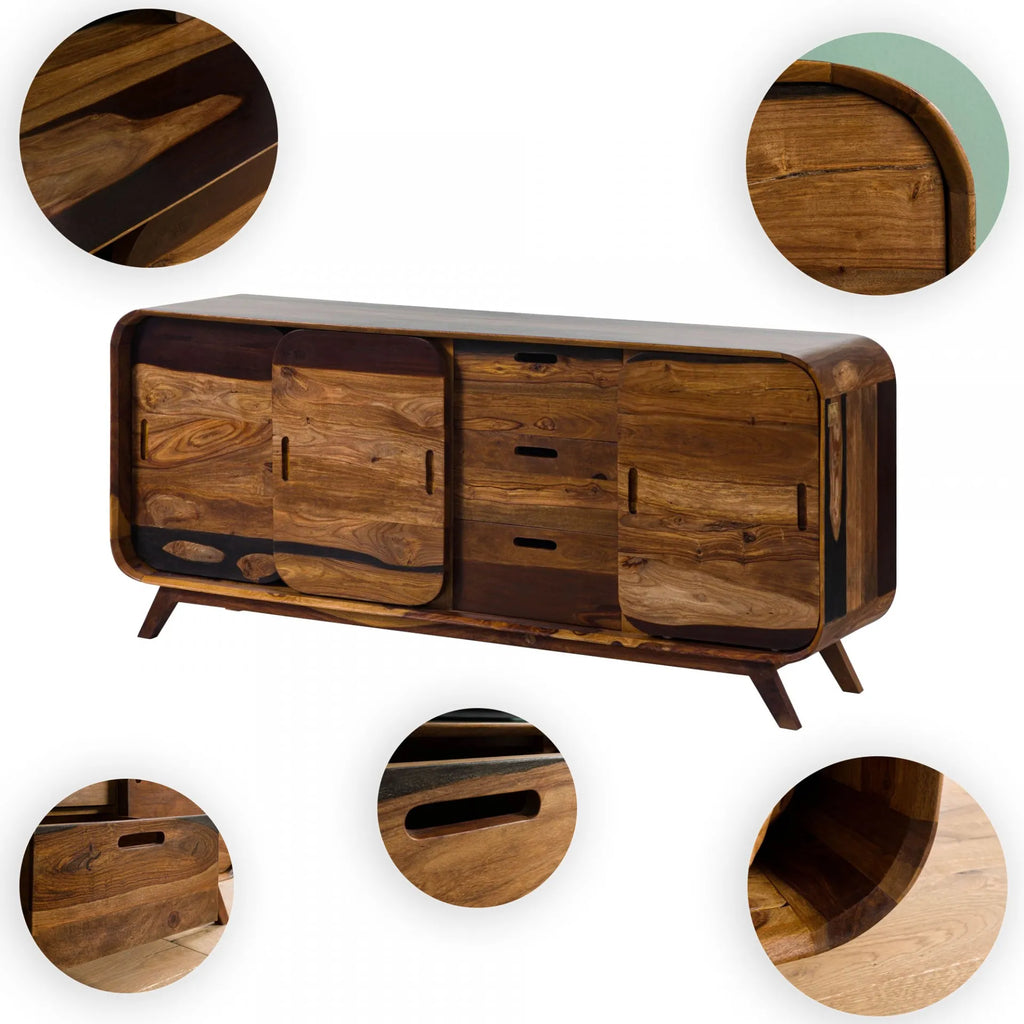 Mid-Century Sideboard Leg Detail | Mamta Handicraft