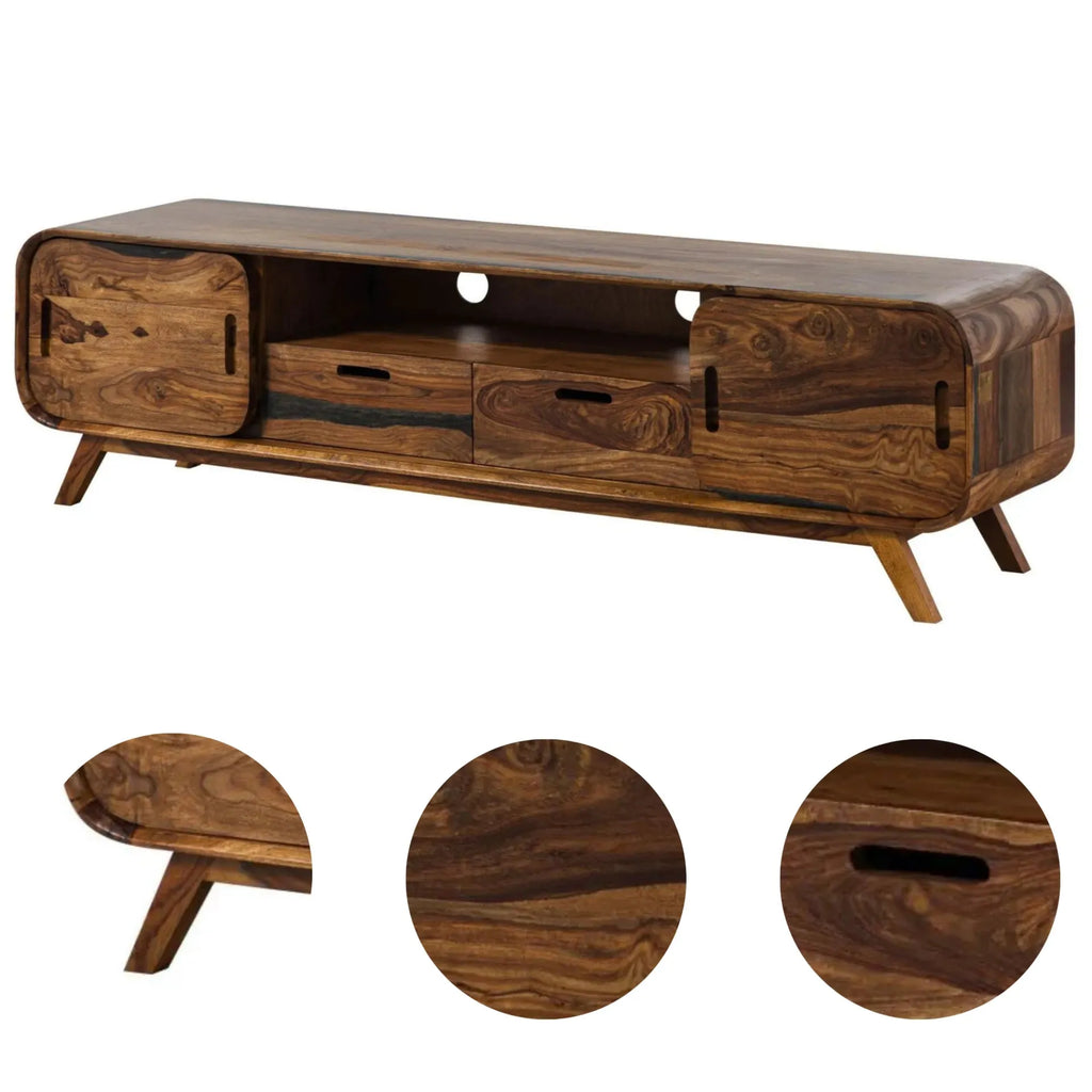 Mid-Century Low Console Leg Detail | Mamta Handicraft