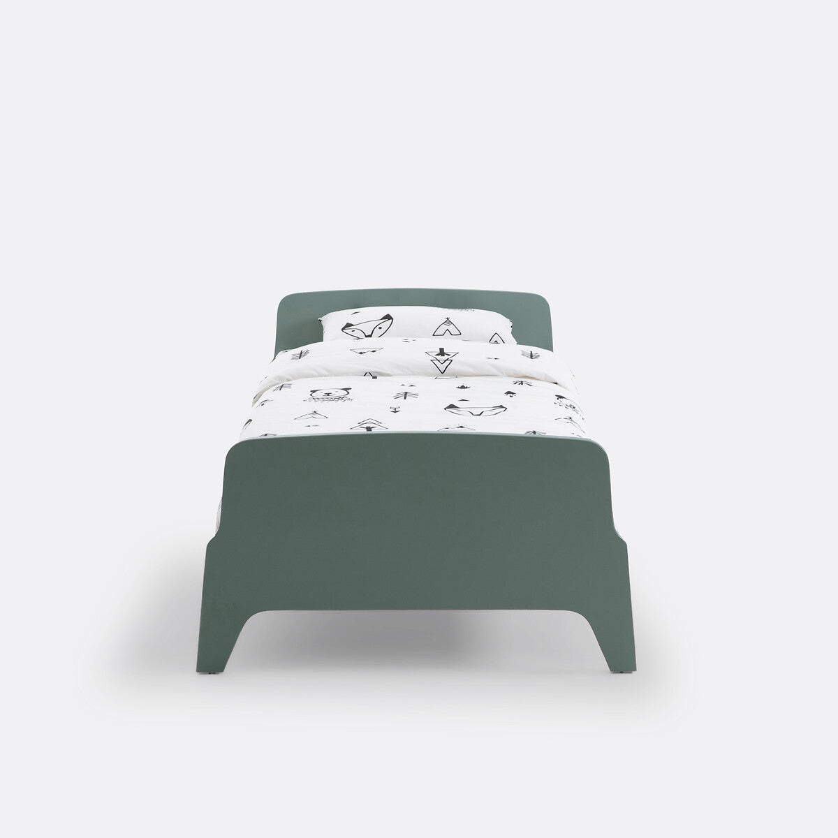 Retro vintage style bed, 1 person, Adil