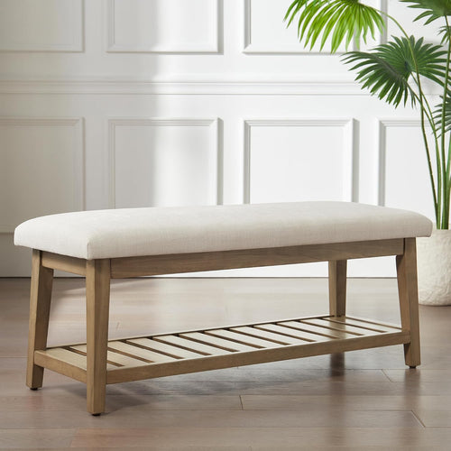 {"alt" => "Ottoman Benches with Solid Wood Shelf, Storage Bench for Hallway, Living Room"}
