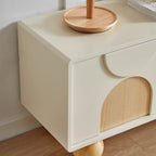 Solid Wood TV Stand Cabinet with Storage | Mamta Handicraft