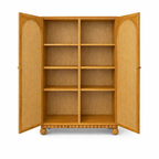 Valencia Rattan Cane Cabinet Front View | Mamta Handicraft