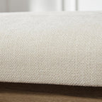 Ottoman Benches with Solid Wood Shelf, Storage Bench for Hallway, Living Room