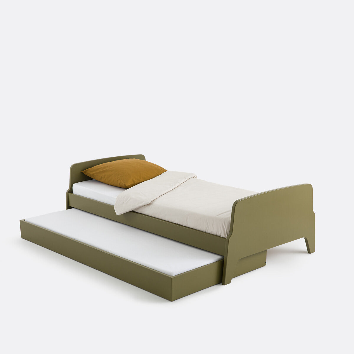 Retro vintage style bed, 1 person, Adil
