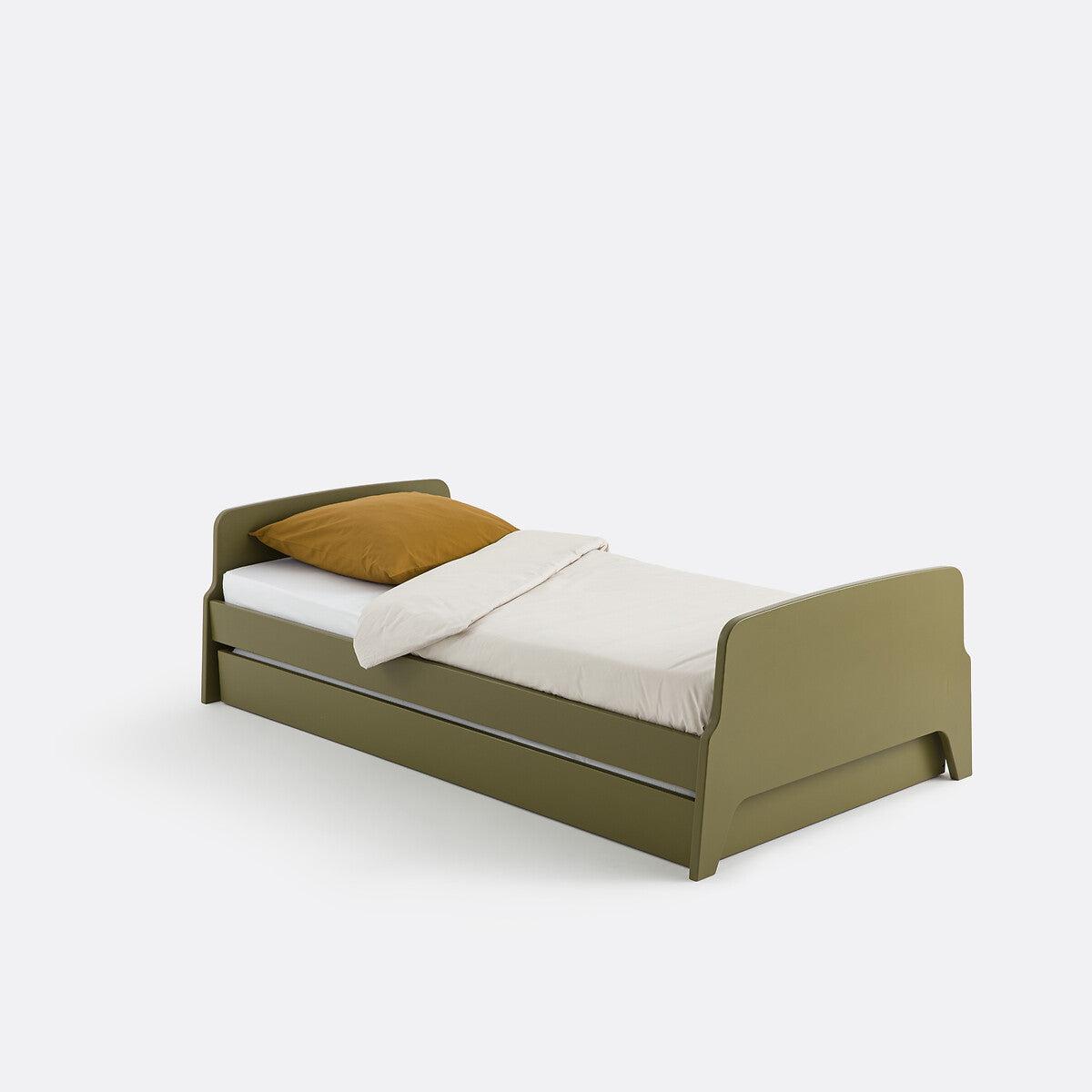 Retro vintage style bed, 1 person, Adil