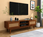Mango Wood TV Cabinet Front View | Mamta Handicraft