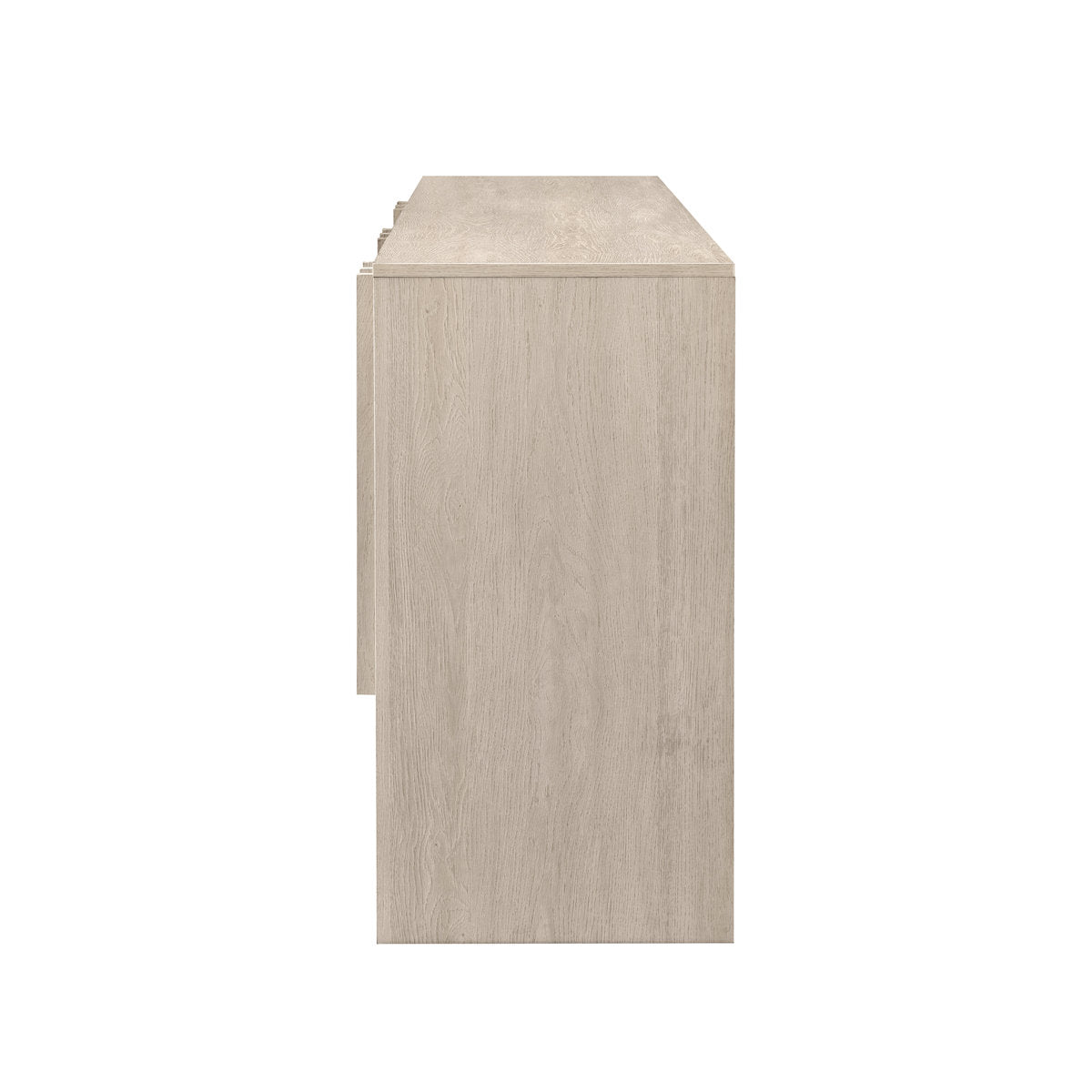 Anishka 55" Contemporary Wood Detailed 3-Door Sideboard