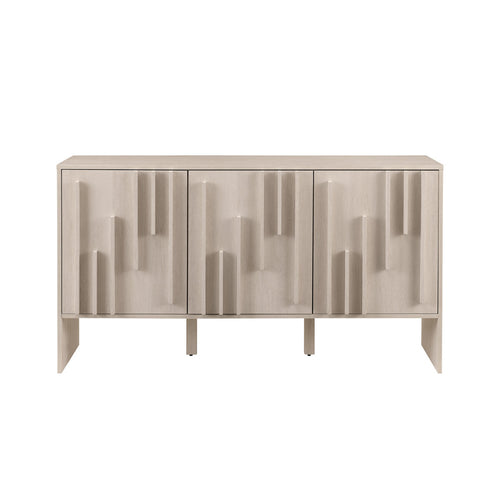 {"alt" => "Contemporary 3-Door Solid Wood Sideboard | Mamta Handicraft"}