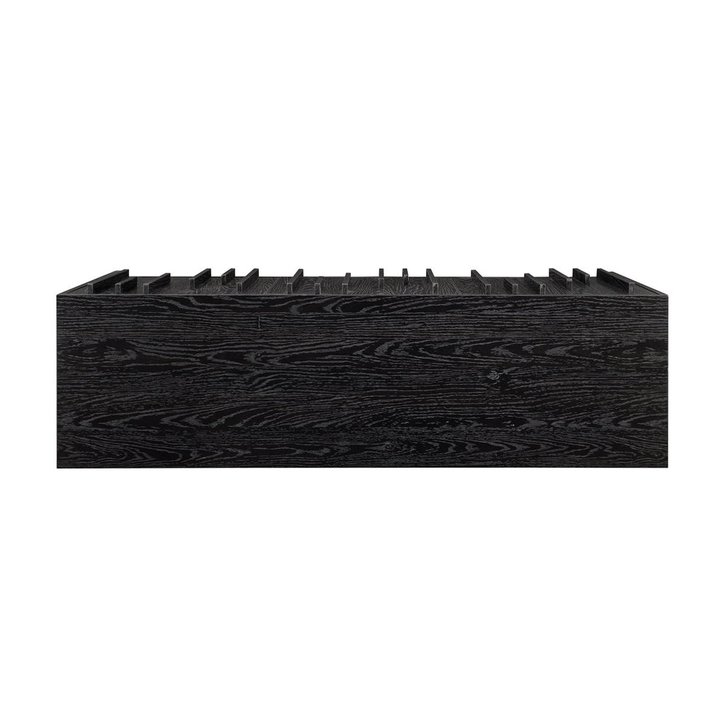 Anishka 55" Contemporary Wood Detailed 3-Door Sideboard