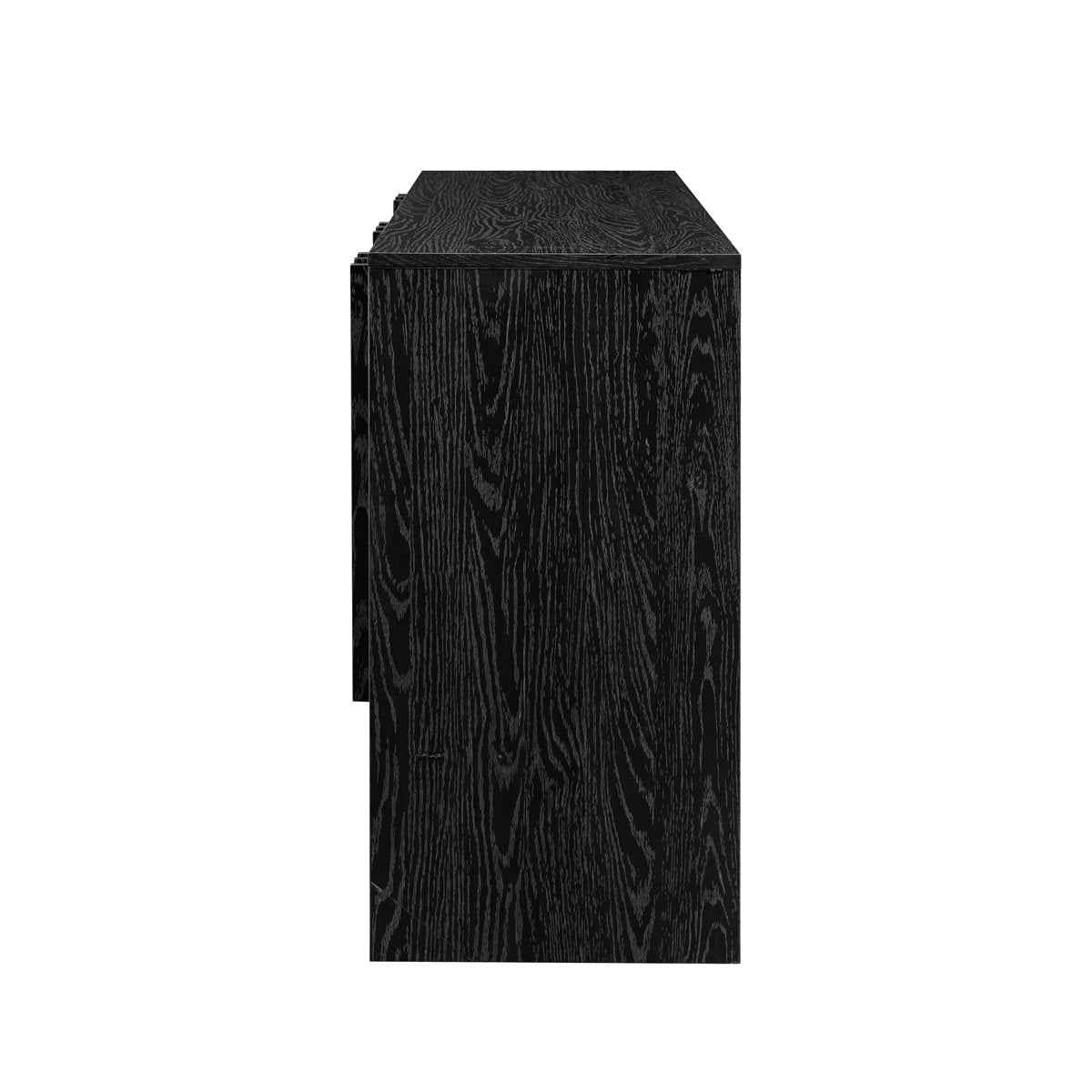 Anishka 55" Contemporary Wood Detailed 3-Door Sideboard