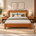 Arizona Teak Wood Cane Bed