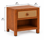Arizona Teak Wood Bed Side Table