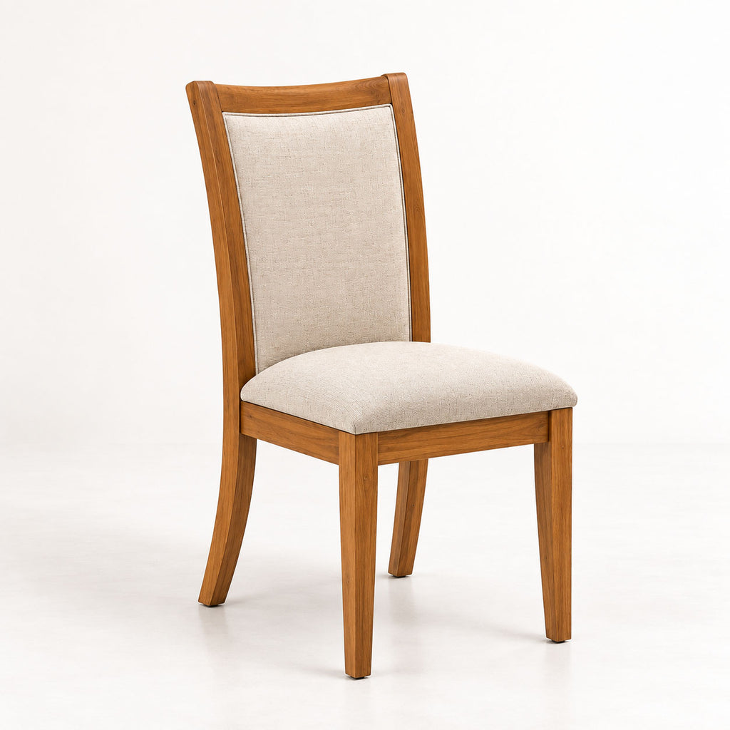 Arizona Teak Wood Cushion Dining Chair
