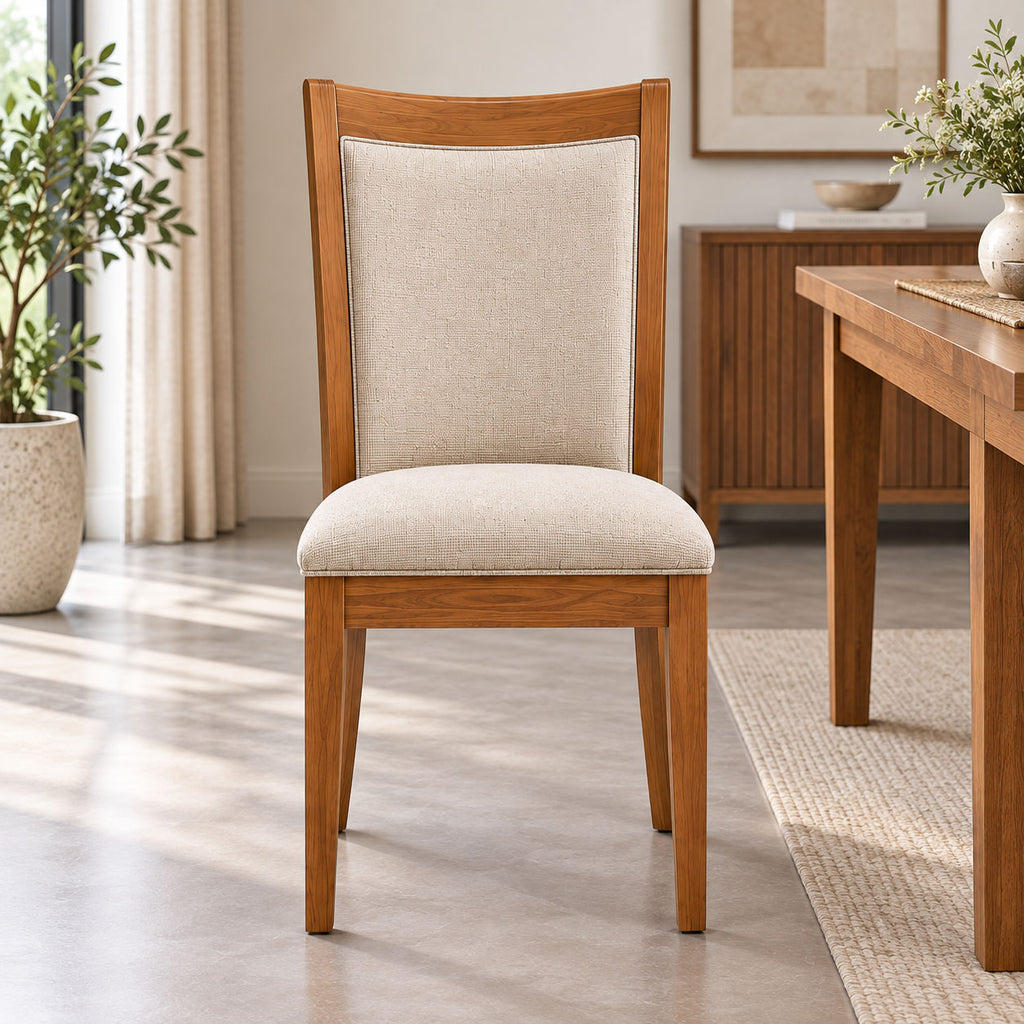 Arizona Teak Wood Cushion Dining Chair