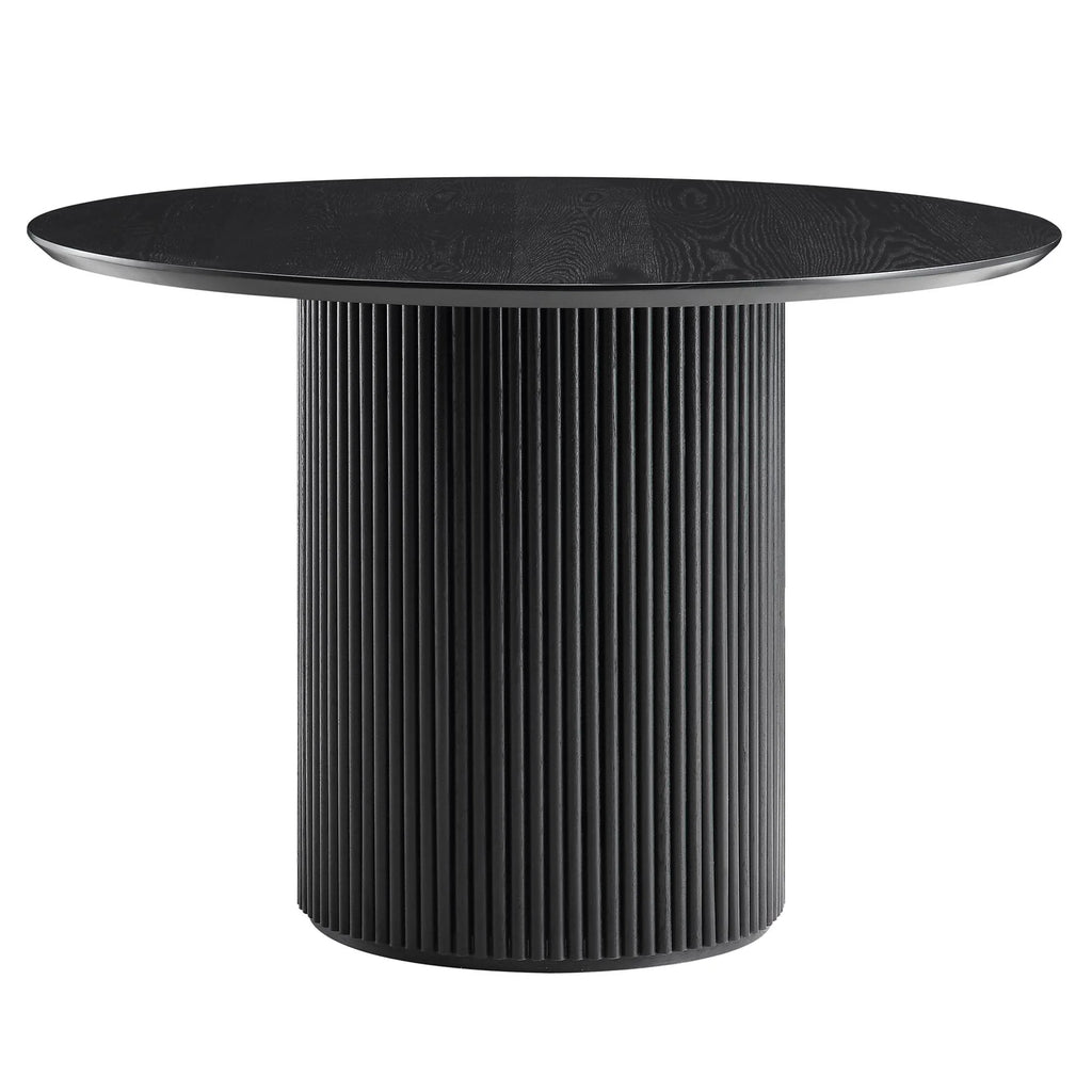 Velin Round Solidwood Pedestal Dining Table
