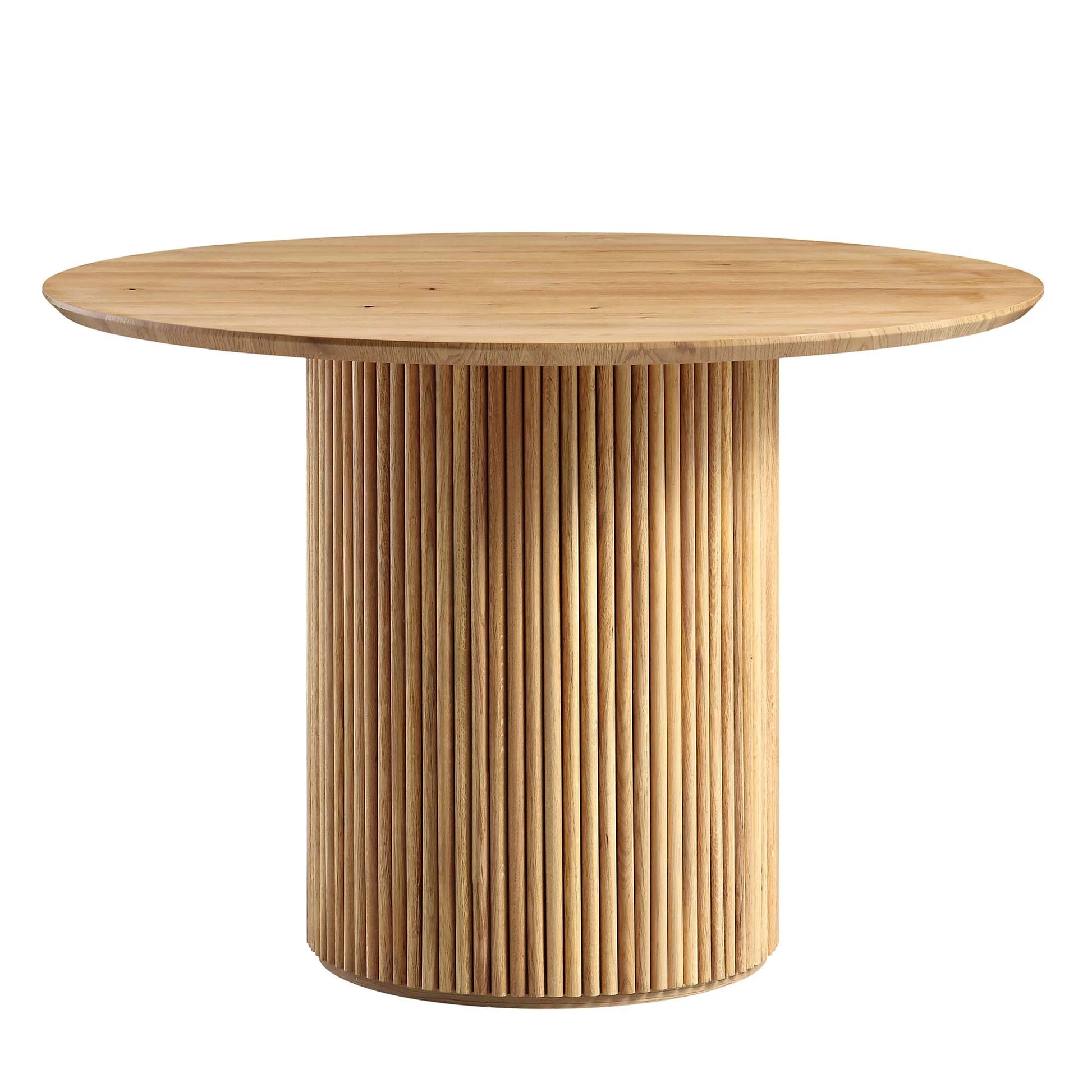 Velin Round Solidwood Pedestal Dining Table