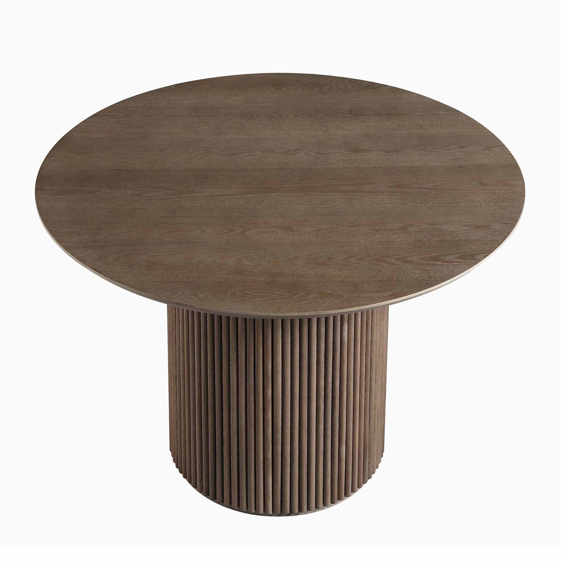Velin Round Solidwood Pedestal Dining Table