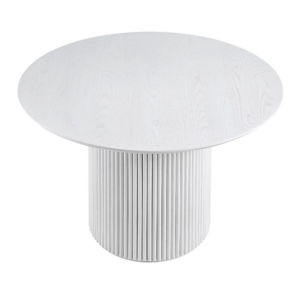 Velin Round Solidwood Pedestal Dining Table