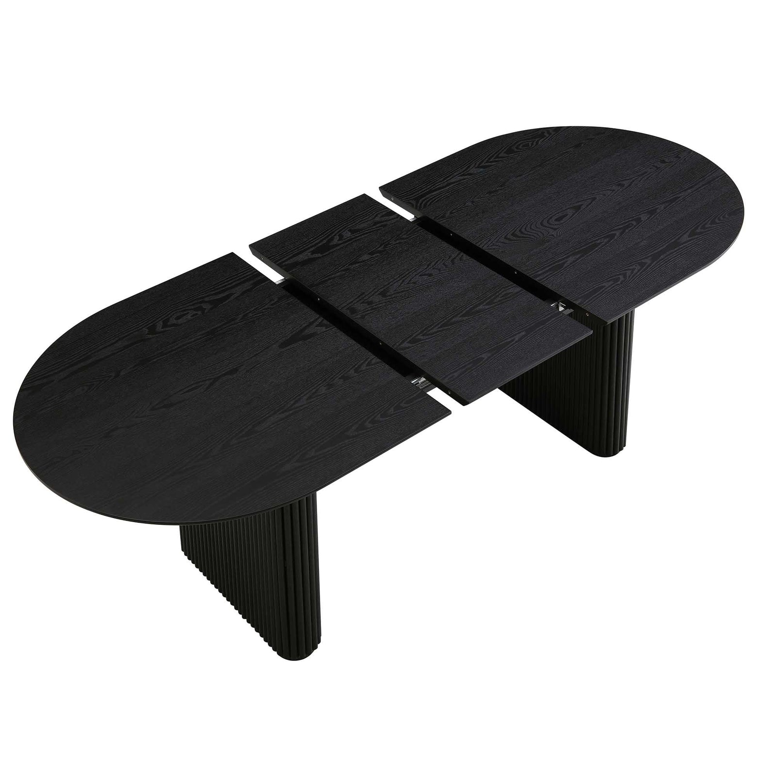 Velin Oval Dining Table Grain Detail | Mamta Handicraft