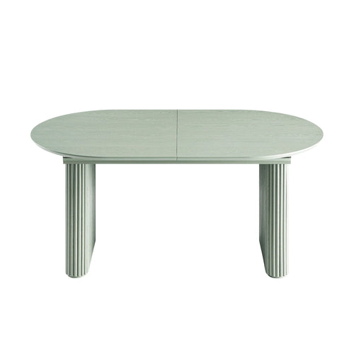{"alt" => "Velin Oval 6-8 Seater Extending Solid Wood Pedestal Dining Table"}