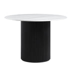 Velin Round Solidwood Pedestal Dining Table
