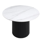 Velin Round Solidwood Pedestal Dining Table