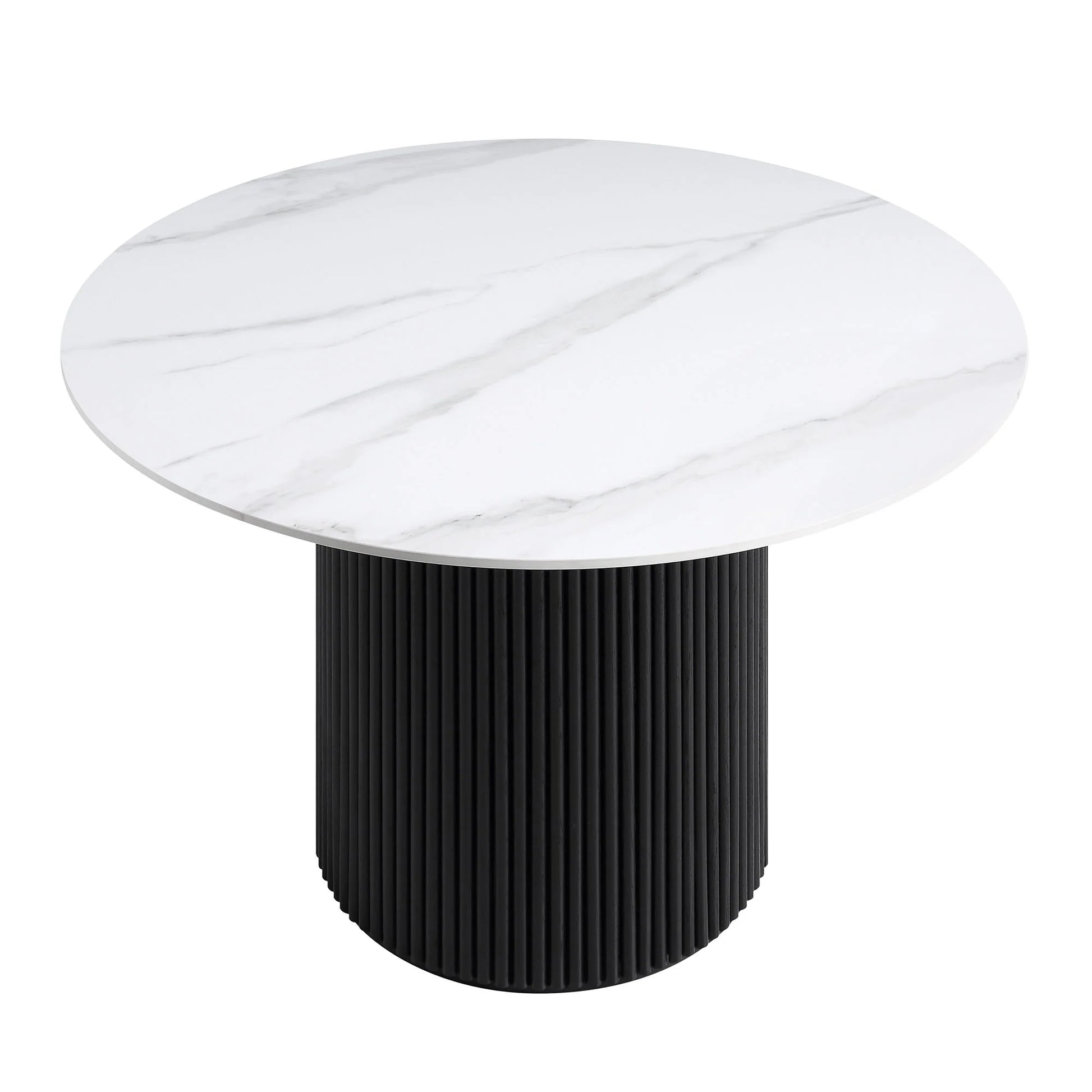 Velin Round Solidwood Pedestal Dining Table