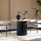 Velin Round Solidwood Pedestal Dining Table